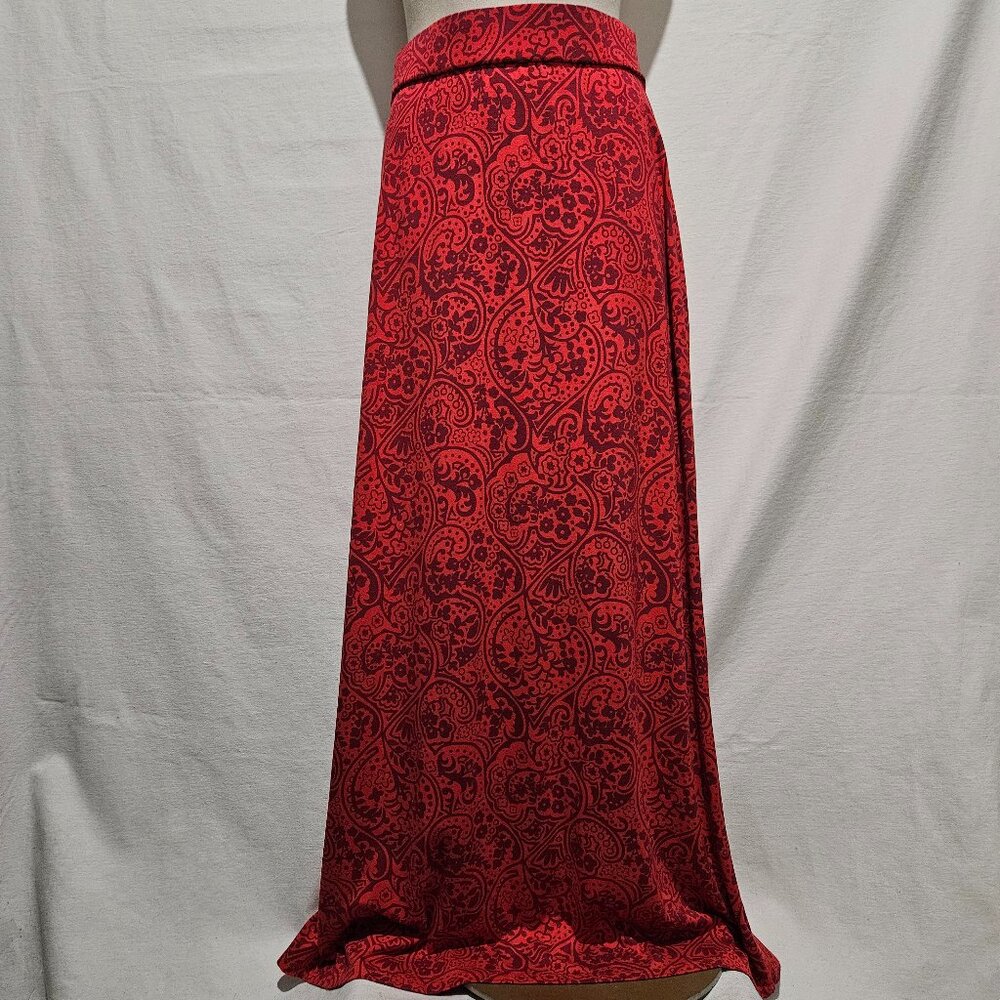 Boden Jersey  Pink  Purple Maxi Skirt Size UK  12L US 8L